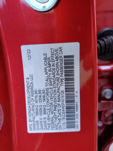 19UDE4H60PA016126 Acura Integra A-spec Tech