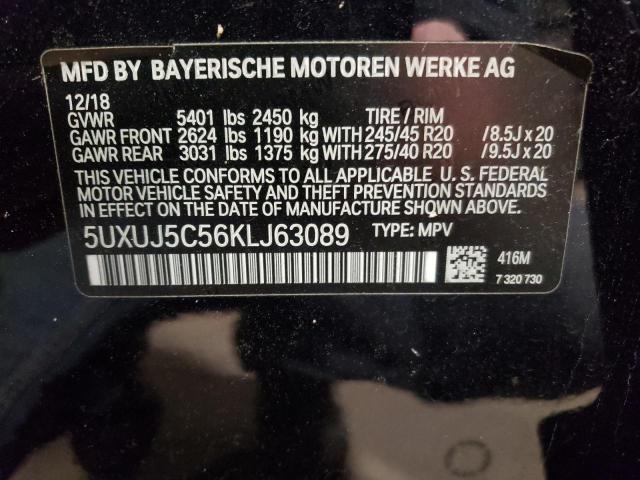 2019 BMW X4 M40I - 5UXUJ5C56KLJ63089
