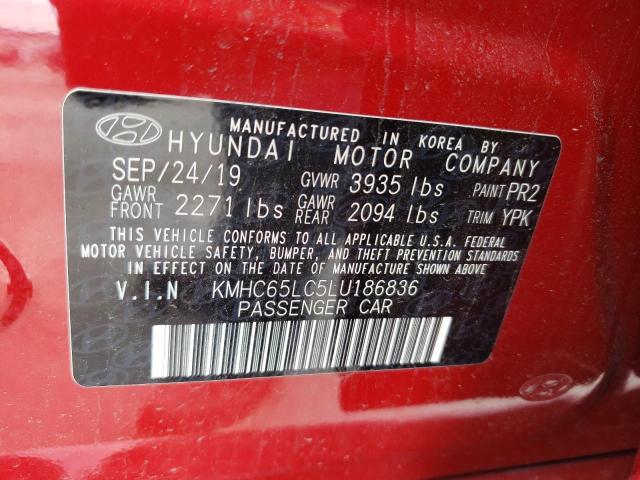 2020 HYUNDAI IONIQ BLUE - KMHC65LC5LU186836