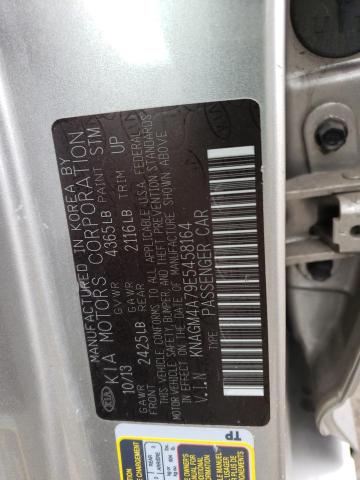 KNAGM4A79E5458164 KIA Optima Lx
