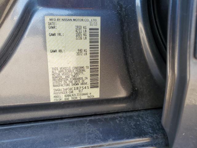1N4AL3AP3EC187545 Nissan ALTIMA 2.5