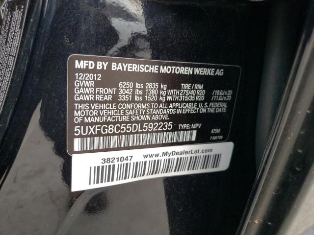 5UXFG8C55DL592235 BMW X6 Xdrive50i