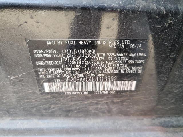 JF2GPAKC4E8313392 Subaru Xv Crosstrek 2.0 Limited