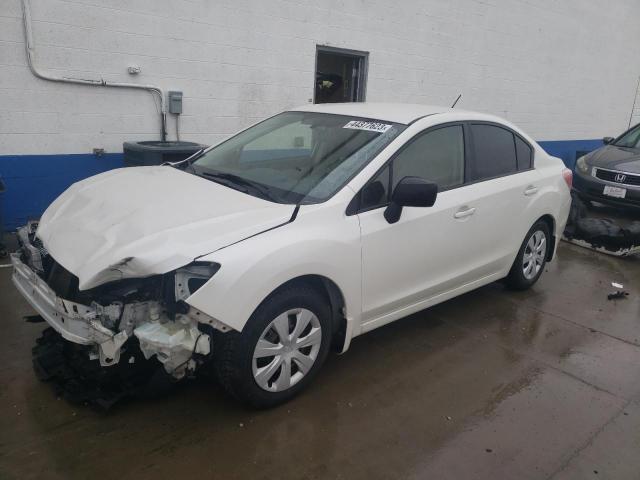 VIN: JF1GJAA69DG006676 Auction: COPART Lot: 44377623 Location: UT - OGDEN JF1GJAA69DG006676 SUBARU IMPREZA 2013 WHITE Photo 1