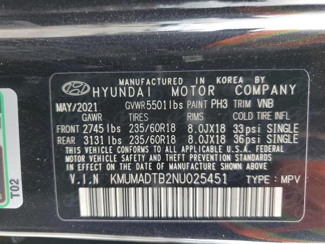 2022 GENESIS GV70 BASE - KMUMADTB2NU025451