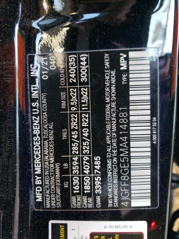 2021 MERCEDES-BENZ GLS 580 4M - 4JGFF8GE5MA414881