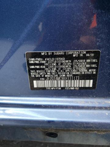 JF2GTAMCXKH331173 Subaru Crosstrek Limited