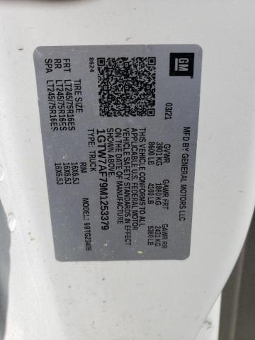 1GTW7AF79M1253379 GMC Savana G2500