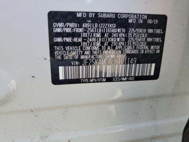 2020 SUBARU FORESTER S - JF2SKAMC4LH401149