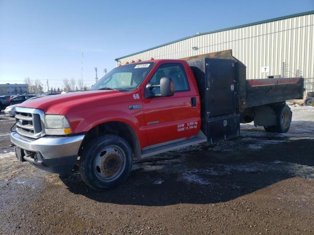 Salvage cars for sale from Copart Rocky View County, AB: 2004 Ford F550 Super Duty