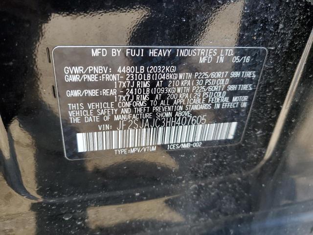 2017 SUBARU FORESTER 2 - JF2SJAJC3HH407605