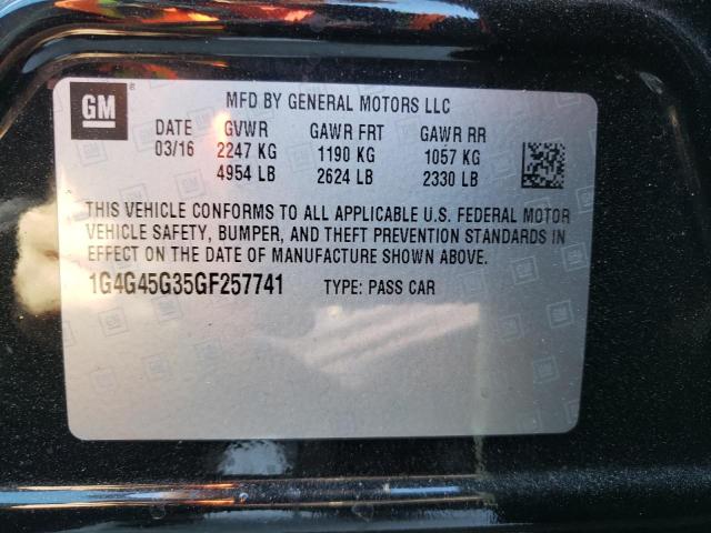 2016 BUICK LACROSSE S - 1G4G45G35GF257741