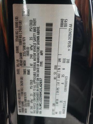 5LMCJ2D99KUL42937 Lincoln MKC SELECT