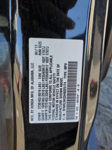 2017 HONDA ODYSSEY SE - 5FNRL5H33HB025174