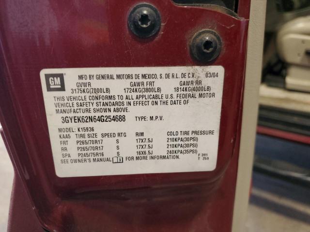 3GYEK62N64G254688 Cadillac ESCALADE EXT