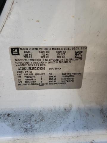 3GTU2UEC7EG370998 GMC Sierra K1500 Sle