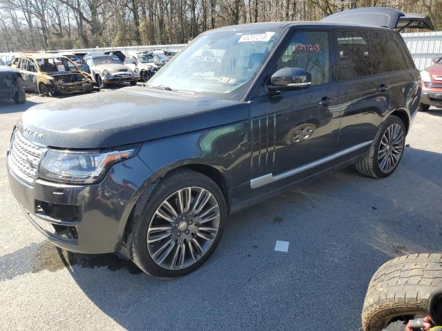 Salvage cars for sale at Glassboro, NJ auction: 2015 Land Rover Range Rover Supercharged