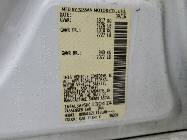 1N4AL3AP5HC130414 Nissan ALTIMA 2.5