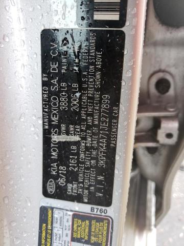 3KPFK4A71JE277899 KIA FORTE LX
