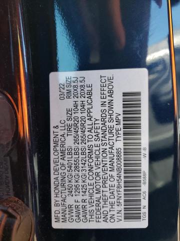 2022 HONDA PASSPORT E - 5FNYF8H54NB008885