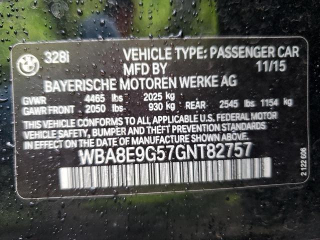 WBA8E9G57GNT82757 BMW 328 I Sulev