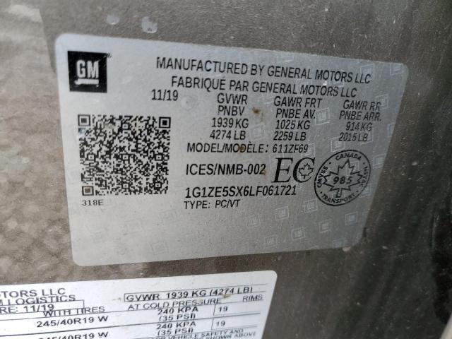 2020 CHEVROLET MALIBU PRE - 1G1ZE5SX6LF061721