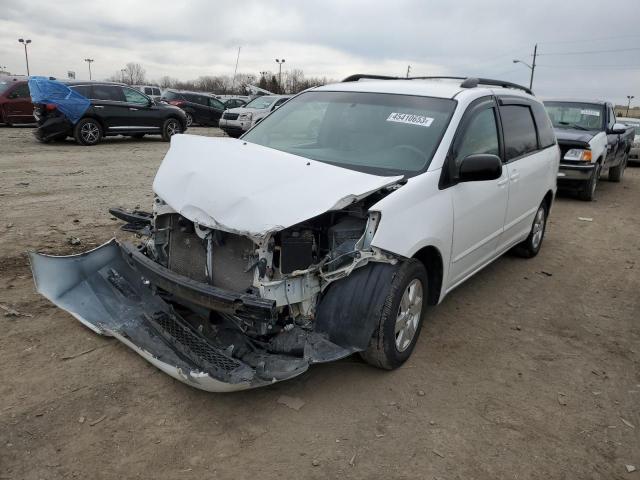 Salvage cars for sale at Indianapolis, IN auction: 2010 Toyota Sienna CE