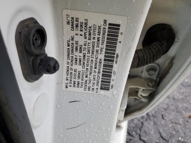 2017 HONDA CIVIC EX - 2HGFC2F78HH555854
