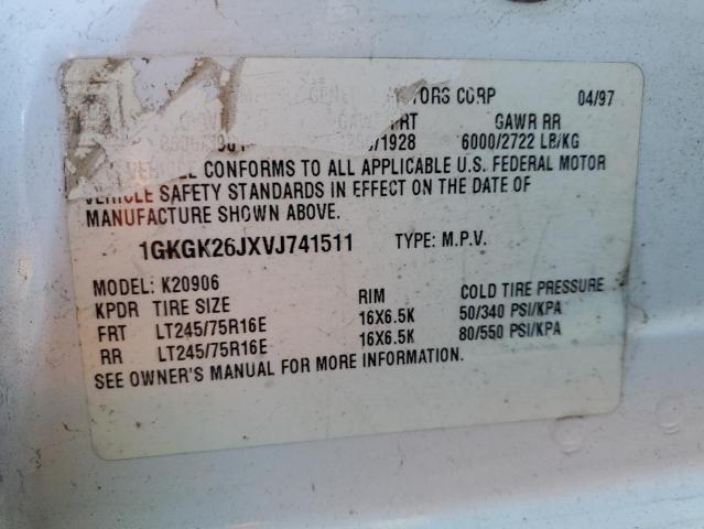 1GKGK26JXVJ741511 GMC Suburban K2500