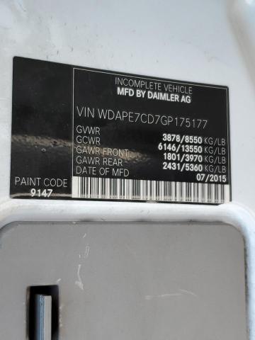 2016 MERCEDES-BENZ SPRINTER 2 - WDAPE7CD7GP175177