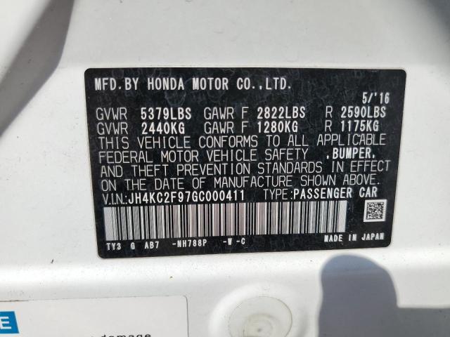 2016 ACURA RLX SPORT - JH4KC2F97GC000411