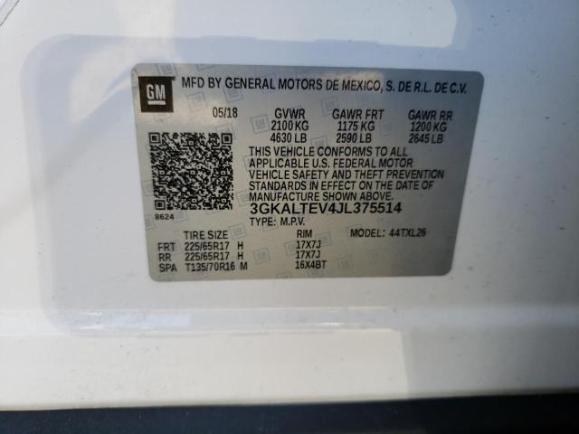 2018 GMC TERRAIN SL - 3GKALTEV4JL375514