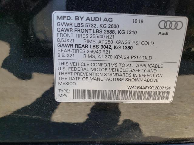 2020 AUDI SQ5 PREMIU - WA1B4AFYXL2037124
