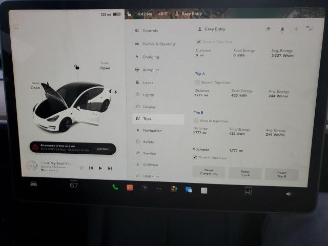 5YJ3E1EA4PF460151 Tesla MODEL 3