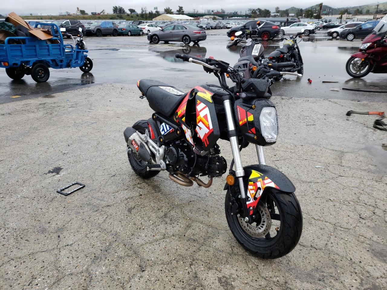 Honda Grom 125 с человеком