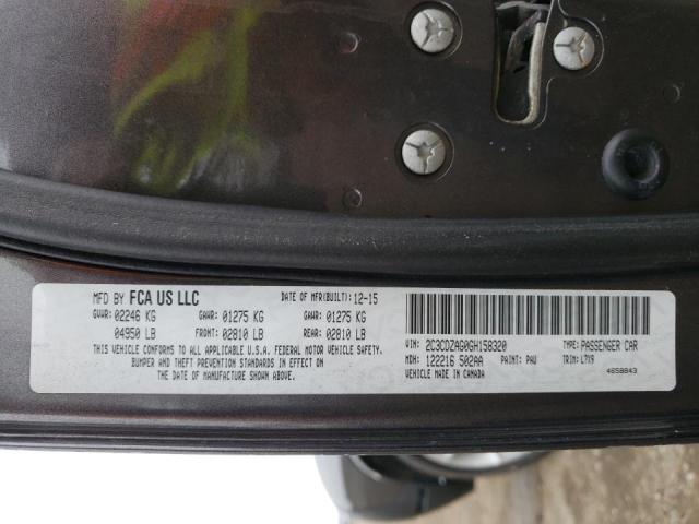 2C3CDZAG0GH158320 Dodge Challenger Sxt