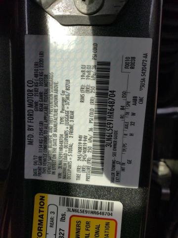 2017 LINCOLN MKZ RESERV - 3LN6L5E91HR648704