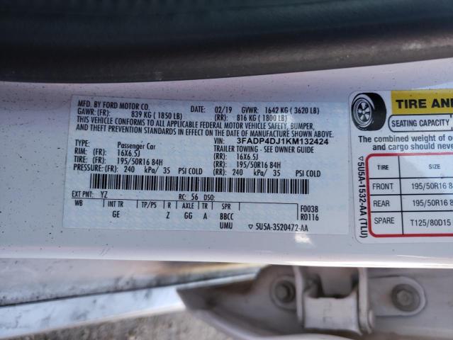 2019 FORD FIESTA ST - 3FADP4DJ1KM132424