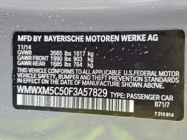 WMWXM5C50F3A57829 Mini Cooper
