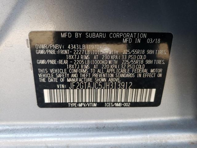 JF2GTAJC5JH313912 Subaru Crosstrek Limited