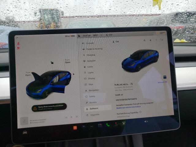 5YJ3E1EB7NF134673 Tesla MODEL 3