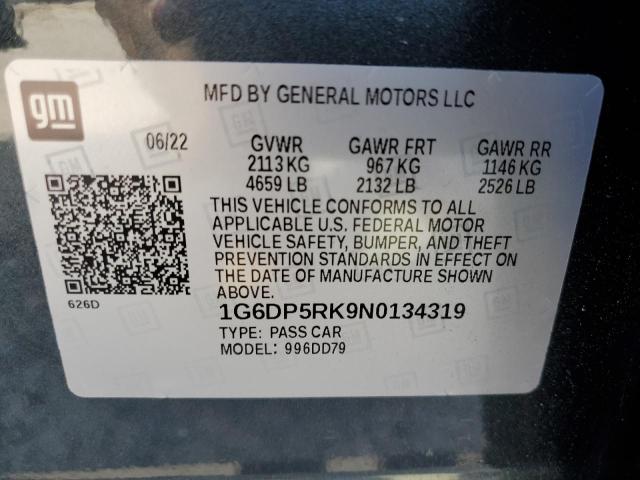 2022 CADILLAC CT5 SPORT - 1G6DP5RK9N0134319