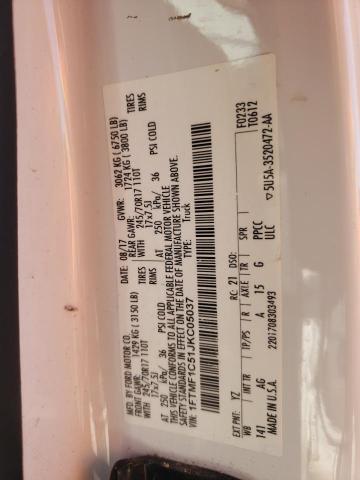 2018 FORD F150 - 1FTMF1C51JKC05037