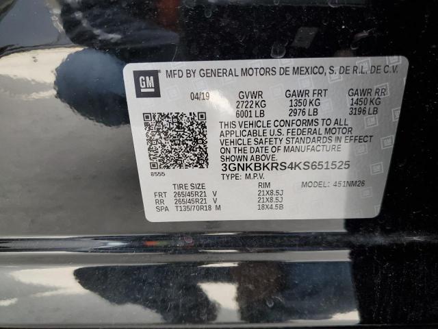 2019 CHEVROLET BLAZER PRE - 3GNKBKRS4KS651525