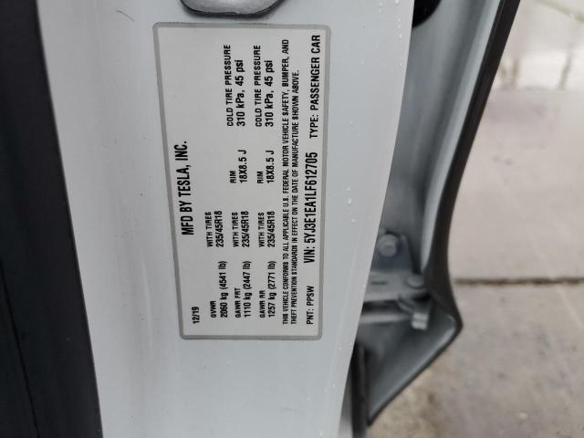 5YJ3E1EA1LF612705 Tesla MODEL 3