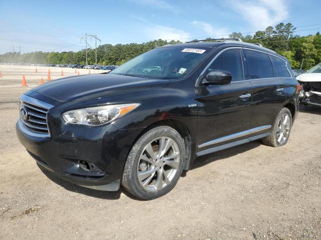 Salvage cars for sale from Copart Greenwell Springs, LA: 2014 Infiniti QX60 Hybrid