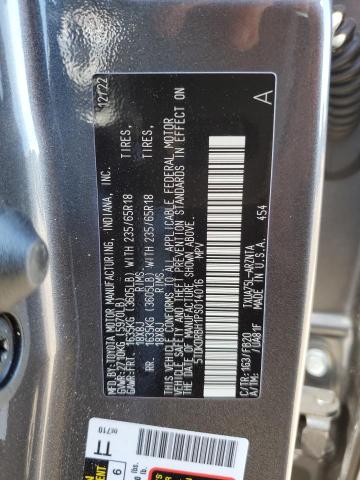 VIN 5TDKDRBH1PS014016 2023 Toyota Highlander, L no.14