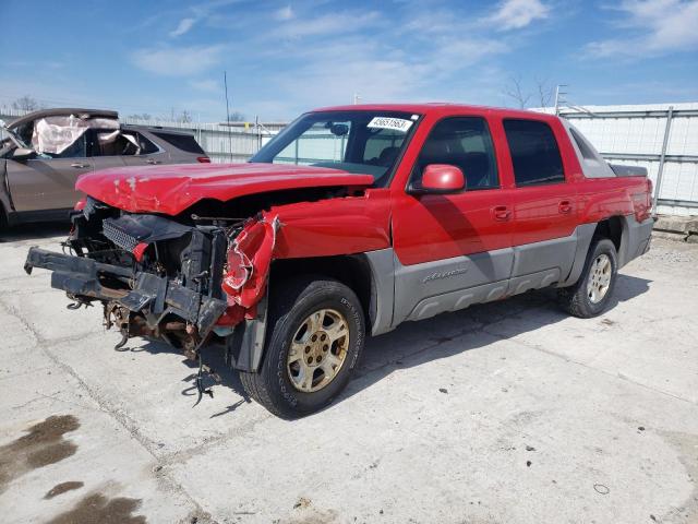 Salvage cars for sale from Copart Walton, KY: 2002 Chevrolet Avalanche C1500