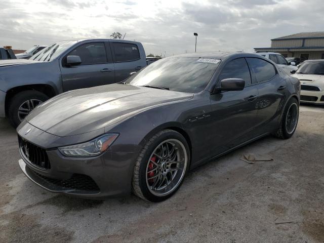 Salvage cars for sale at Houston, TX auction: 2015 Maserati Ghibli S