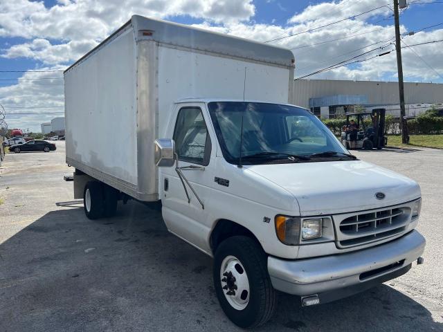 Salvage cars for sale from Copart Opa Locka, FL: 2002 Ford Econoline E350 Super Duty Cutaway Van